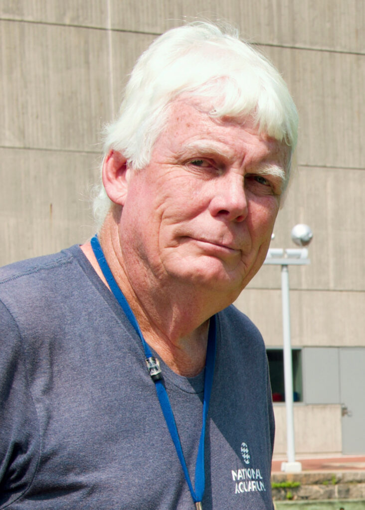 Jack Cover, a curator at the Baltimore National Aquarium. Credit: Aman Azhar/Inside Climate News